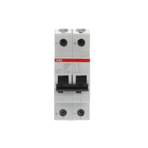 Miniature Circuit Breaker - S200MUC - 2P - 3 A - Z - AC 10 kA