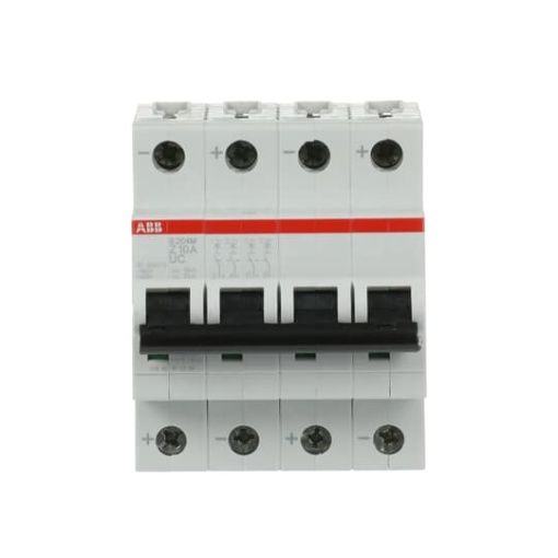 Miniature Circuit Breaker - S200MUC - 4P - 10 A - Z - AC 10 kA
