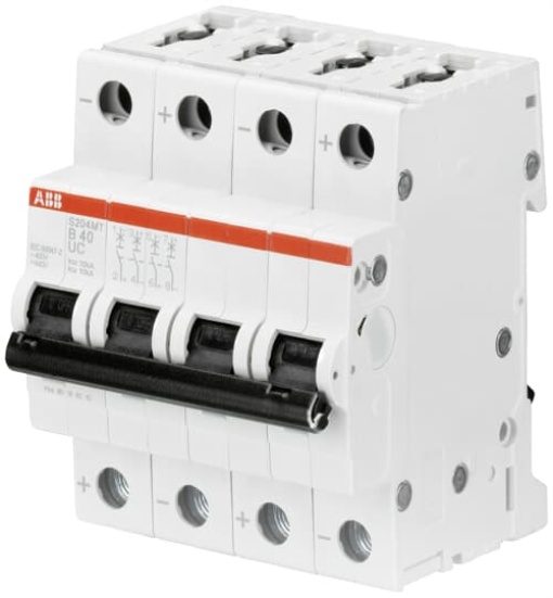 Miniature Circuit Breaker - S200MTUC - 4P - 1 A - C - AC 10 kA