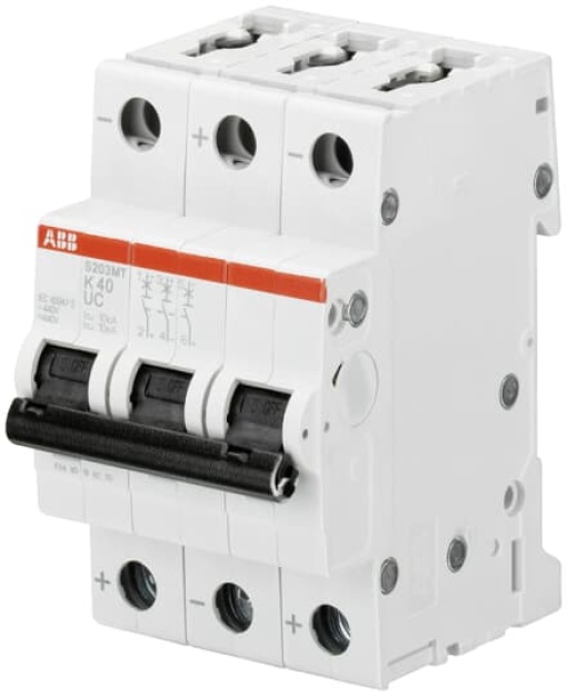 Miniature Circuit Breaker - S200MTUC - 3P - 8 A - K - AC 7.5 kA