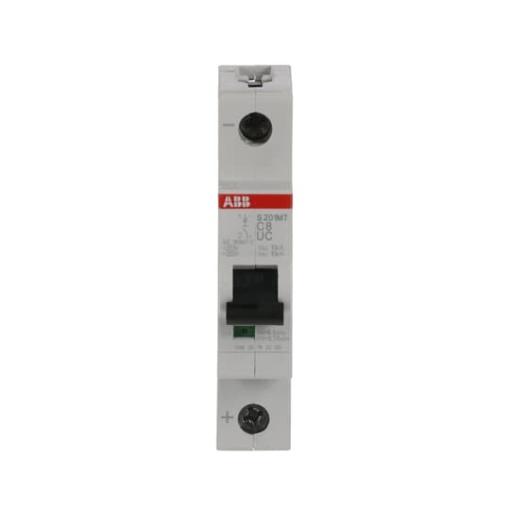 Miniature Circuit Breaker - S200MTUC - 1P - 8 A - C - AC 10 kA