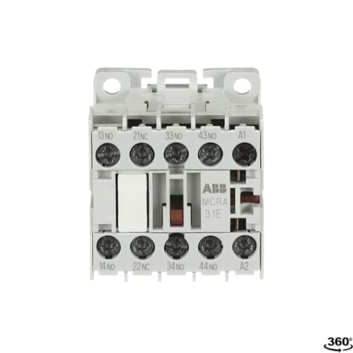 MCRA031AT1 Mini Contactor Relay 24 V AC  0 NO  0 NC  Screw Terminals