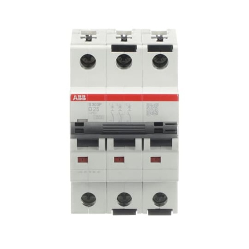 Miniature Circuit Breaker - S300P - 3P - 25 A - D - AC 25 kA