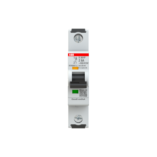 Miniature Circuit Breaker - S300P - 1P - 8 A - Z