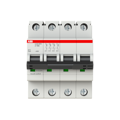 Miniature Circuit Breaker - S200MTR - 4P - 16 A - Z - 10 kA