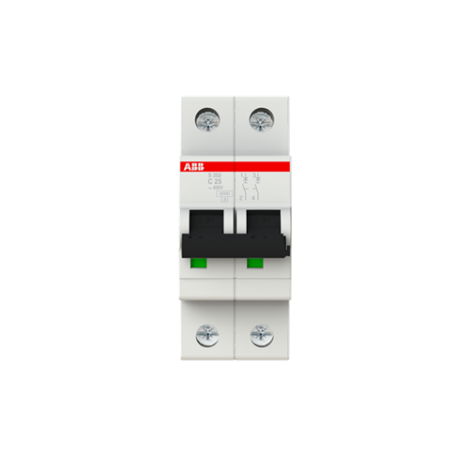 Miniature Circuit Breaker  S200  2P  25 A  C