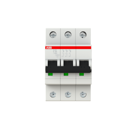 Miniature Circuit Breaker  S200  3P  20 A  C