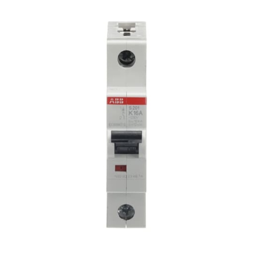 Miniature Circuit Breaker - S200 - 1P - 16 A - K
