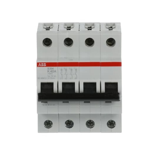 Miniature Circuit Breaker - S200 - 4P - 40 A - K