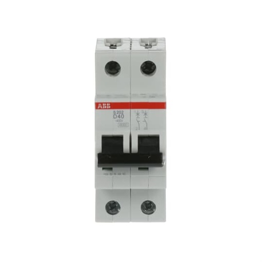 Miniature Circuit Breaker  S200  2P  40 A  D