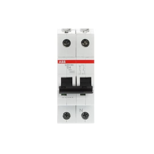 Miniature Circuit Breaker - S200 - 1PN - 4 A - D