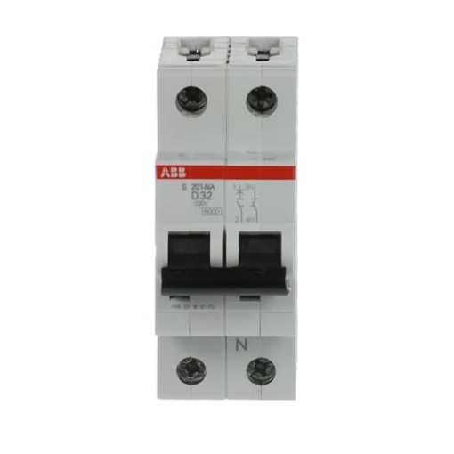 Miniature Circuit Breaker - S200 - 1PN - 32 A - D