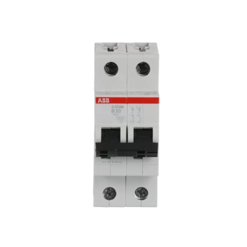 Miniature Circuit Breaker - S200M - 2P - 50 A - B - AC 10 kA