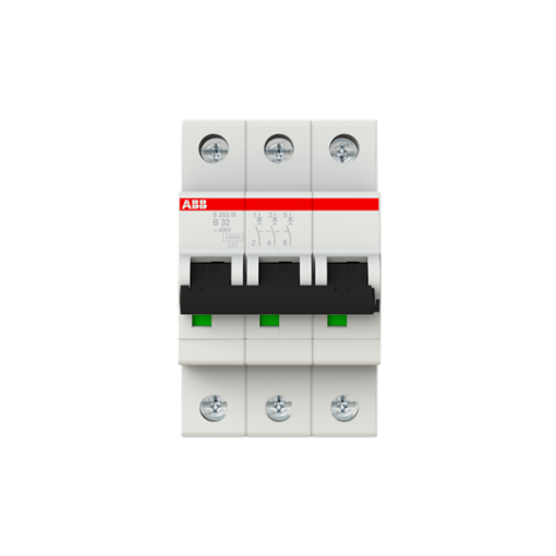 Miniature Circuit Breaker - S200M - 3P - 32 A - B