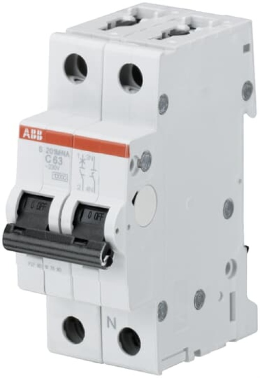 Miniature Circuit Breaker - S200M - 1PN - 1.6 A - C - AC 10 kA
