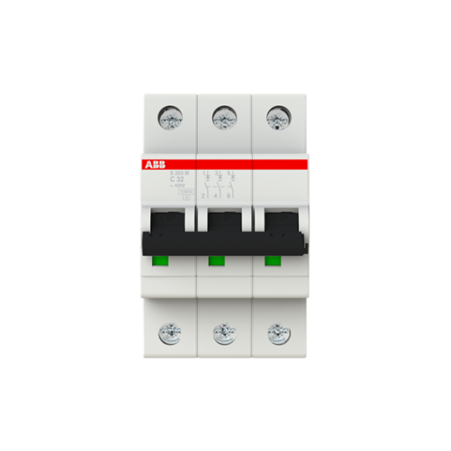 Miniature Circuit Breaker - S200M - 3P - 32 A - C