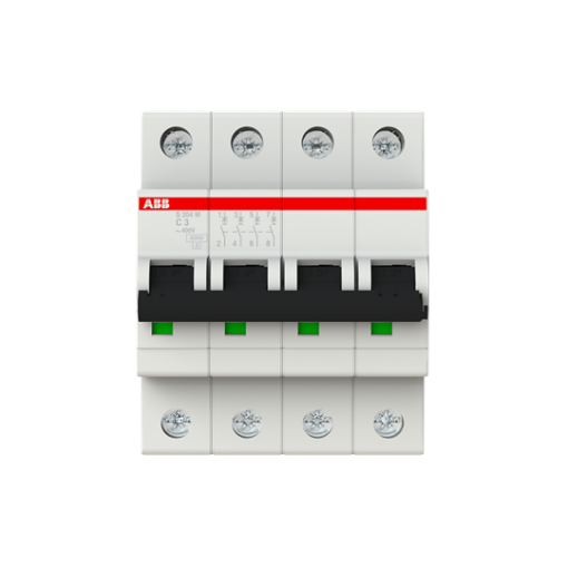 Miniature Circuit Breaker  S200M  4P  3 A  C