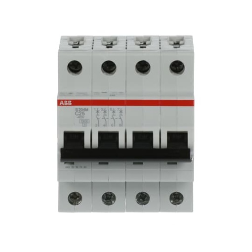 Miniature Circuit Breaker  S200M  4P  25 A  C
