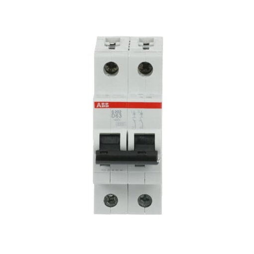 Miniature Circuit Breaker - S200 - 2P - 63 A - D