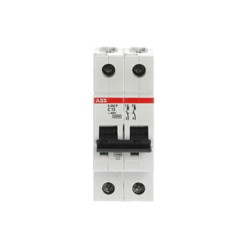 S202P-C13 Miniature Circuit Breaker - 2P - C - 13 A