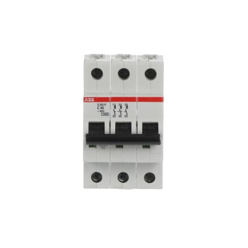 S203P-C40 Miniature Circuit Breaker - 3P - C - 40 A