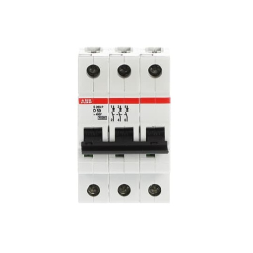 S203P-D50 Miniature Circuit Breaker - 3P - D - 50 A