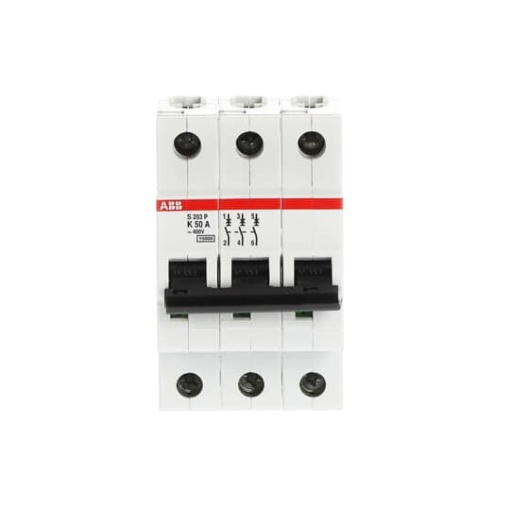 S203P-K50 Miniature Circuit Breaker - 3P - K - 50 A