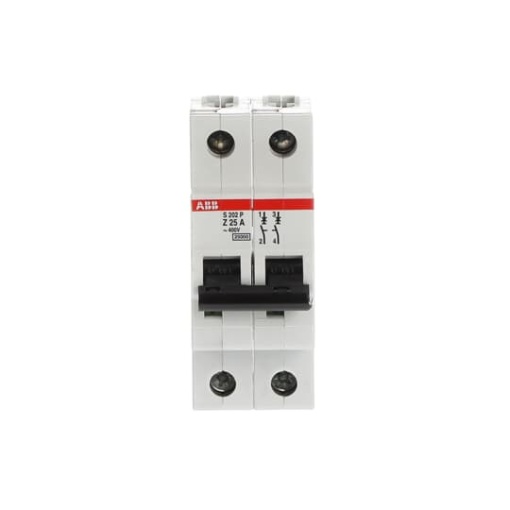 S202P-Z25 Miniature Circuit Breaker - 2P - Z - 25 A