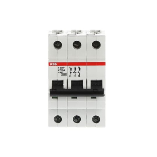 S203P-Z10 Miniature Circuit Breaker - 3P - Z - 10 A