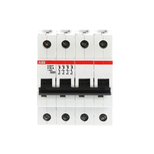 S204P-Z25 Miniature Circuit Breaker - 4P - Z - 25 A
