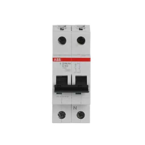 Miniature Circuit Breaker - S200M - 1PN - 40 A - D