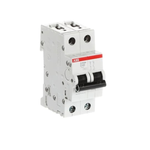 Miniature Circuit Breaker - S200M - 2P - 40 A - D - AC 10 kA