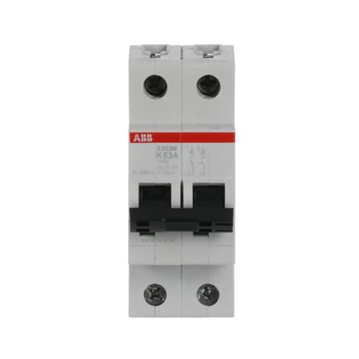 Miniature Circuit Breaker - S200M - 2P - 63 A - K - AC 10 kA