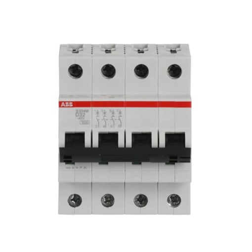 Miniature Circuit Breaker  S200M  4P  32 A  D