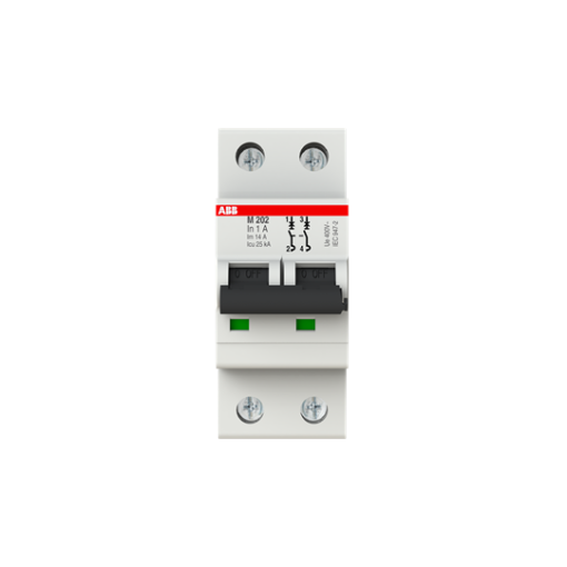 M202-1A Miniature Circuit Breaker - 2P - 1 A