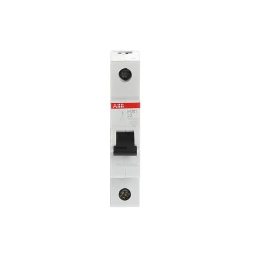 Miniature Circuit Breaker - SH200 - 1P - 2 A - C - AC 6 kA