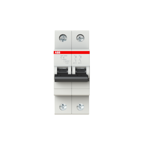 Miniature Circuit Breaker - SH200 - 2P - 6 A - C