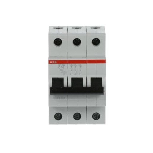 Miniature Circuit Breaker - SH200 - 3P - 10 A - C