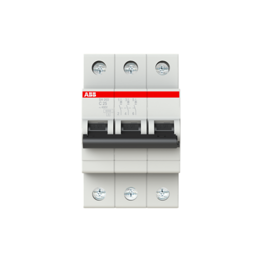 Miniature Circuit Breaker - SH200 - 3P - 25 A - C