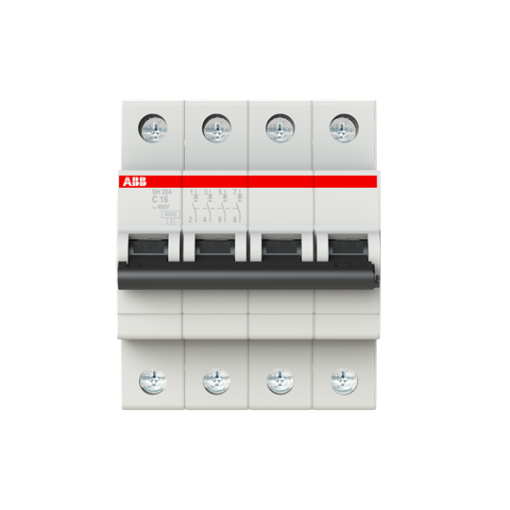 Miniature Circuit Breaker  SH200  4P  16 A  C