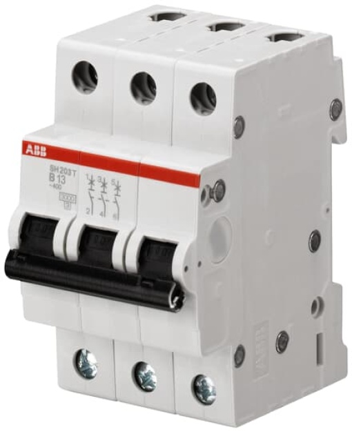 Miniature Circuit Breaker - SH200T - 3P - 13 A - B - AC 3 kA