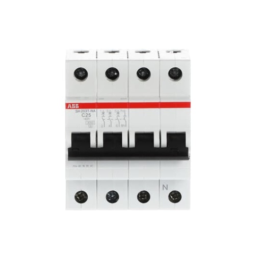 Miniature Circuit Breaker - SH200T - 3PN - 25 A - C
