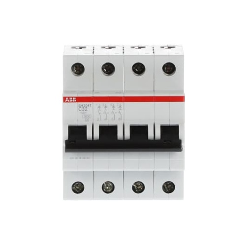 Miniature Circuit Breaker - SH200T - 4P - 32 A - C