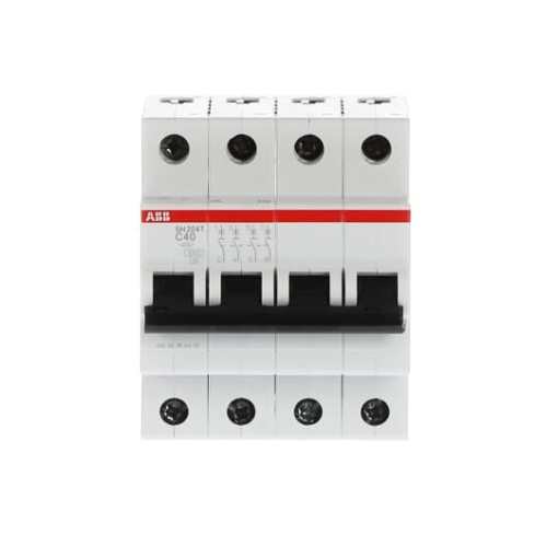 Miniature Circuit Breaker - SH200T - 4P - 40 A - C