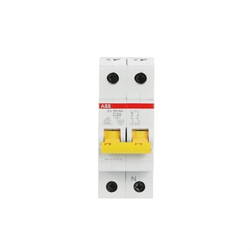 Miniature Circuit Breaker - SV200 - 1PN - 20 A - C
