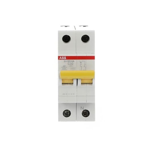 Miniature Circuit Breaker - SV200 - 1PN - 32 A - C