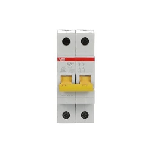 Miniature Circuit Breaker - SV200 - 2P - 20 A - C