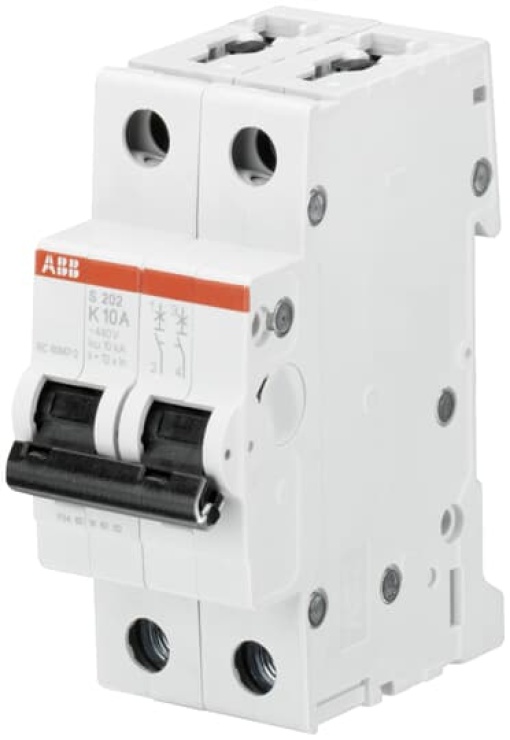 Miniature Circuit Breaker - S200 - 2P - 15 A - K