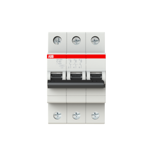 Miniature Circuit Breaker - SH200 - 3P - 63 A - C