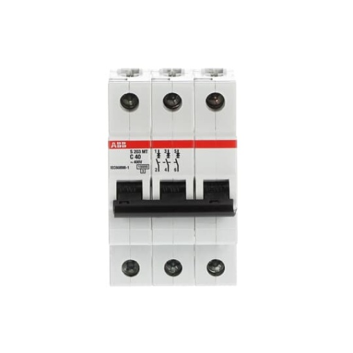 S203MT-C40 Miniature Circuit Breaker - 3P - C - 40 A